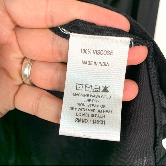 Scully Women Cactus Embroidered Pearl Snap Western Shirt Sz S Black Long Sleeve - Picture 12 of 12